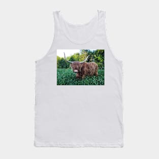 Scottish Highland Cattle Cow 2417 Tank Top